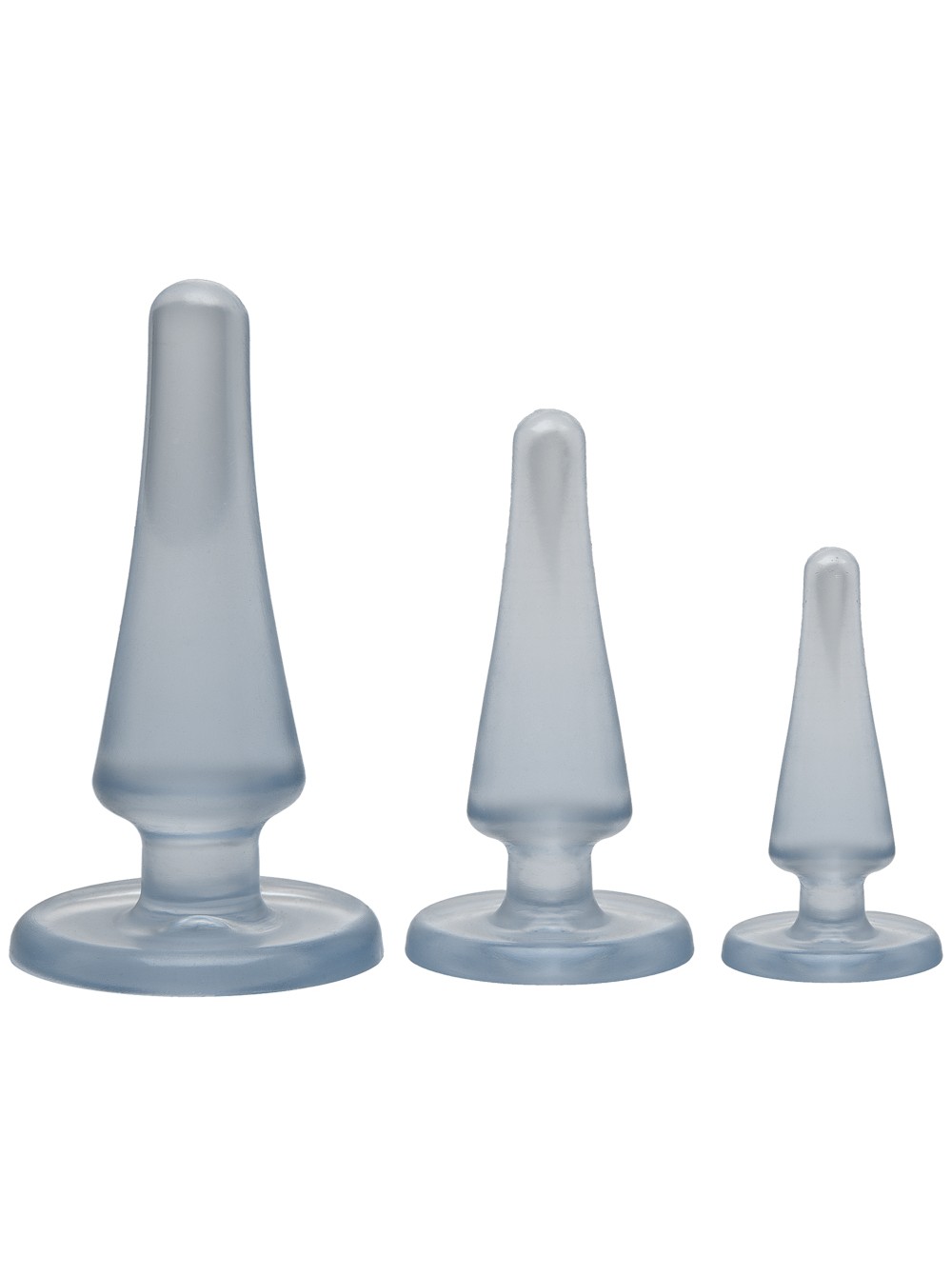 Анальные фаллоимитаторы Doc Johnson Crystal Jellies Anal Starter Kit, фиолетовые 0283-22-CD - Doc Johnson - Анальные пробки - Купить