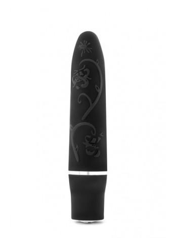 Черный мини-вибратор ROSE BLISS VIBE, 7,5х2см