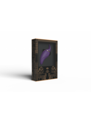 Clit stimulator with tongue and vibration Zalo Hero, Twilight Purple