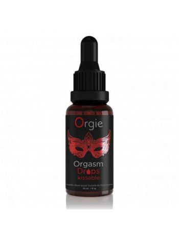 Возбуждающие капли для клитора Orgie Orgasm Drops Kissable, 30 мл
