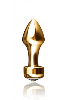 Алюмінієва анальна пробка Pipedream FF GOLD - GOLD BUTT PLUG, діаметр 2,8 см