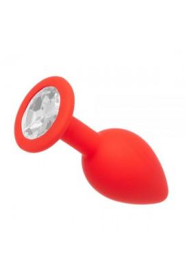 Anal Cork LoveShop Silicone Diamond Red, S