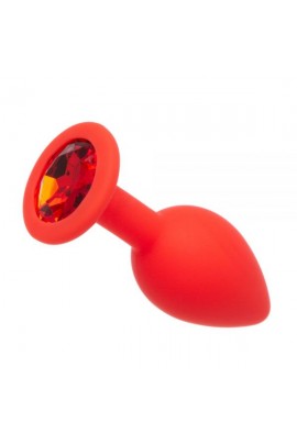 Silicone Anal Cork Red Silicone Red, 7.5x2,8cm