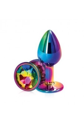 Металева анальна пробка Metal Colorful, 8,5х3,5см