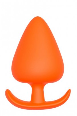 Анальная пробка ORANGE PLUG WITH T-HANDLE, 13х7см