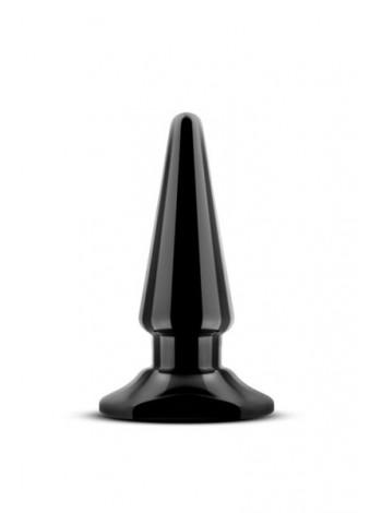 Anal tube Anal Adventures Black, 10x3cm