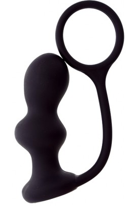 Anal Cork With Erection Ring Menzstuff Ass Jacker, Black