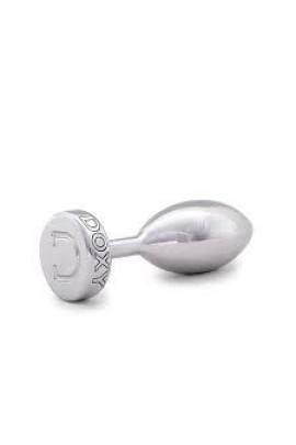 Гладкая металлическая анальная пробка Doxy Smooth Butt Plug, 7х3,5см