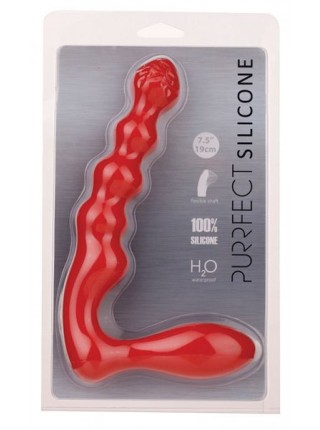 Анальний стимулятор Dream toys PURRFECT SILICONE BUTT PLUG RED, 19 см