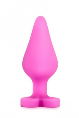 Anal plug Play with Me Candy Heart Ride Me Pink Large, 10x4,3sm