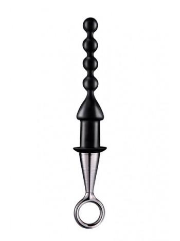 Anal stimulator with Handle Menzstuff Anal Bead With Plated Handle, 17x2cm