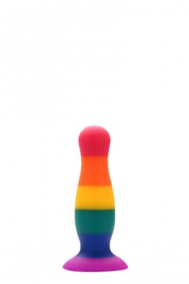 Rainbow Anal Coupling Colourful Love Plug, 10,5x2,8cm