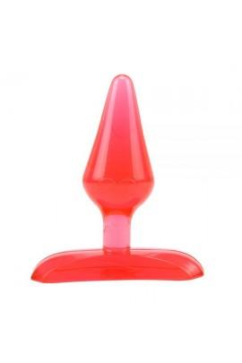 Красная анальная пробка Chisa Novelties Basic Training Gun Drops 2, 6,6х2,4см