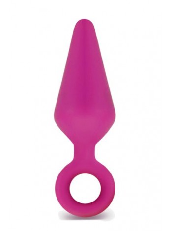 Анальний плаг LUXE CANDY RIMMER LARGE FUCHSIA, діаметр 3,9см