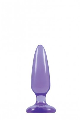 Гелева анальна пробка JELLY RANCHER PLEASURE PLUG SMALL PURPLE, 10х3,5см
