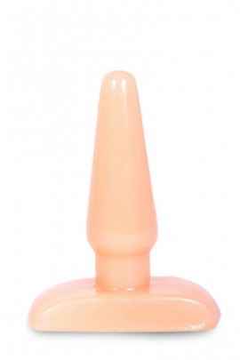 Анальная пробка HUNG RIDER SMALL PLUG бежевый, 9х3см