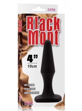 CHISA NOVELTIES BLACK MONT 4.0 SILICONE, 11X2.3SM