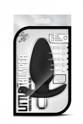 Анальна пробка LUXE LITTLE THUMPER BLACK, 11х4см