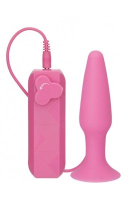 Anal plug with vibration and SWIFT Plug control panel