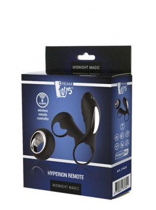 Вібратор-насадка на член MIDNIGHT MAGIC HYPERION REMOTE, бездротове керування