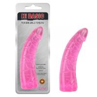 Гелевый фаллоимитатор Teaser Jelly Dildo розовый, 18,6х4см