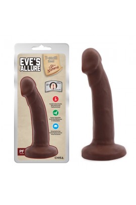 Фалоімітатор з хребтом Eve's Allure Brown, 18,5х3,7см