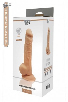 Thermoactive dildo REAL LOVE 9.5 body, 22x4cm