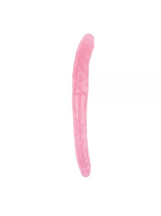 Two-way pink dildo chisa novelties hi-rubber 45 cm