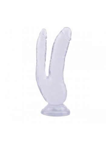 Vaginal-anal dildo Chisa Hi-Rubber 8.0 Dildo-Clear
