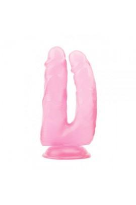 Фаллоимитатор двойной Hi-Rubber, Pink