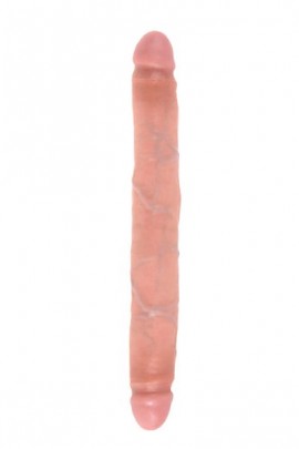Double-sided dildo King Cock Slim Double, Flesh, 30cm
