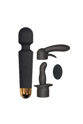 Vibrating massager with nozzles Dorcel Kit Wanderful with nozzles