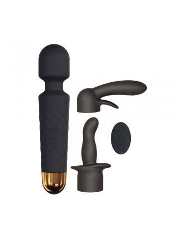 Vibrating massager with nozzles Dorcel Kit Wanderful with nozzles