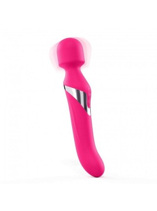 Vibrating machine with Dorcel Dual Orgasms Magenta rotation