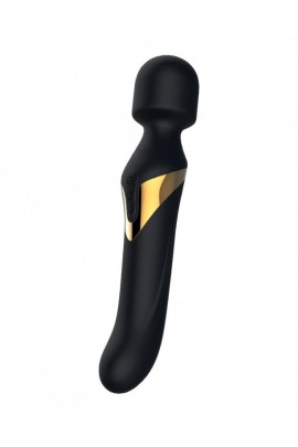 Double-sided vibro massager with Dorcel Dual Orgasms Gold rotation