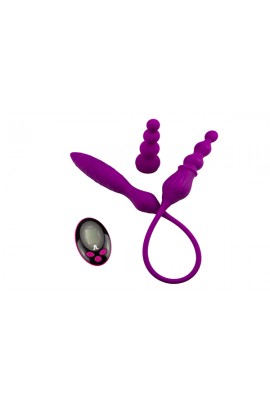 ADRIEN LASTIC AD-2X double-sided vibrator with LRS remote control