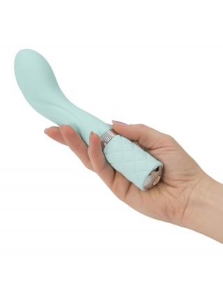 Вибратор PILLOW TALK - Sassy Teal с кристаллом Swarovski