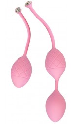 Вагінальні кульки PILLOW TALK - Frisky Pink with Swarovski crystal
