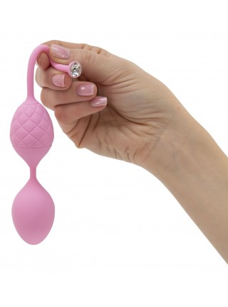Вагінальні кульки PILLOW TALK - Frisky Pink with Swarovski crystal