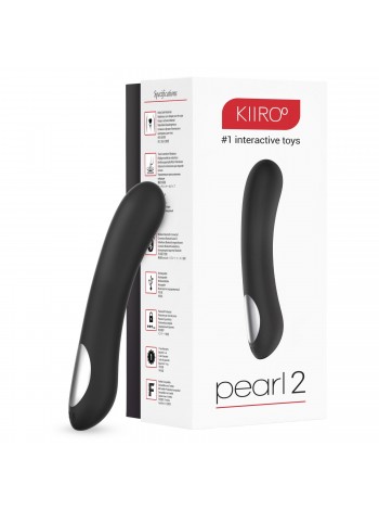 Інтерактивний вібратор для клітора і точки G Kiiroo Pearl 2 Black