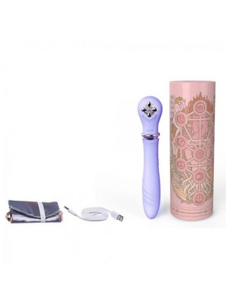 Вібратор-пульсатор з підігрівом ZALO DESIRE, Fantasy Violet