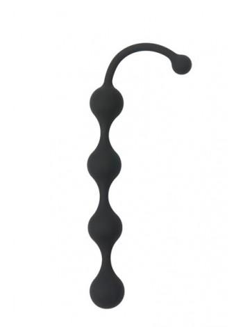 Anal chain See You Four Beads Anal Black, 23x2,5cm