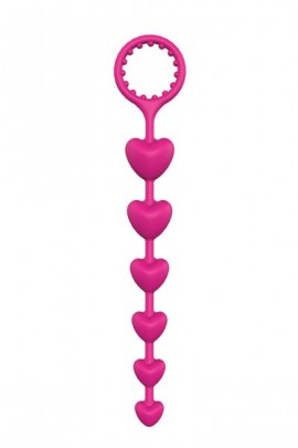 Анальний ланцюжок у вигляді сердець DREAM TOYS HEART BEADS, 23х2,5см