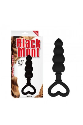 Anal chain with Black Mont Beaded LUV Probe, 15x3,4 cm