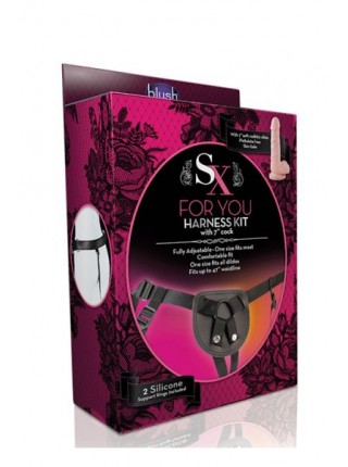 Страпон с поясом For You Harness Kit Cock