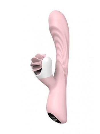 Rabbit Vibrator with Clitual Lighting Sensation Pink