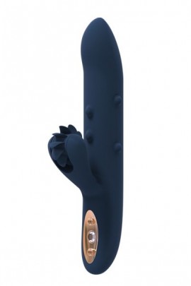 Вибратор с функцией движущихся шариков и стимуляцией клитора GODDESS ATHENA