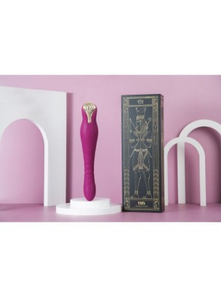 Вібромасажер з фрикціями і управлінням зі смартфона ZALO KING, Velvet