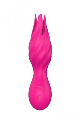 Вібростимулятор для ерогенних зон VIBES OF LOVE FLUTTERING TULIP MAGENTA