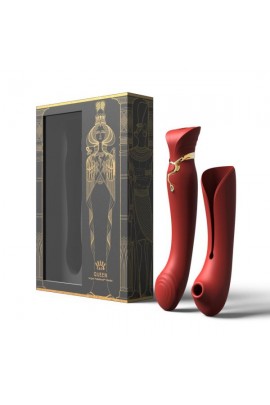 Ультрасовременный вибратор 3 в 1 Zalo Queen, Wine Red